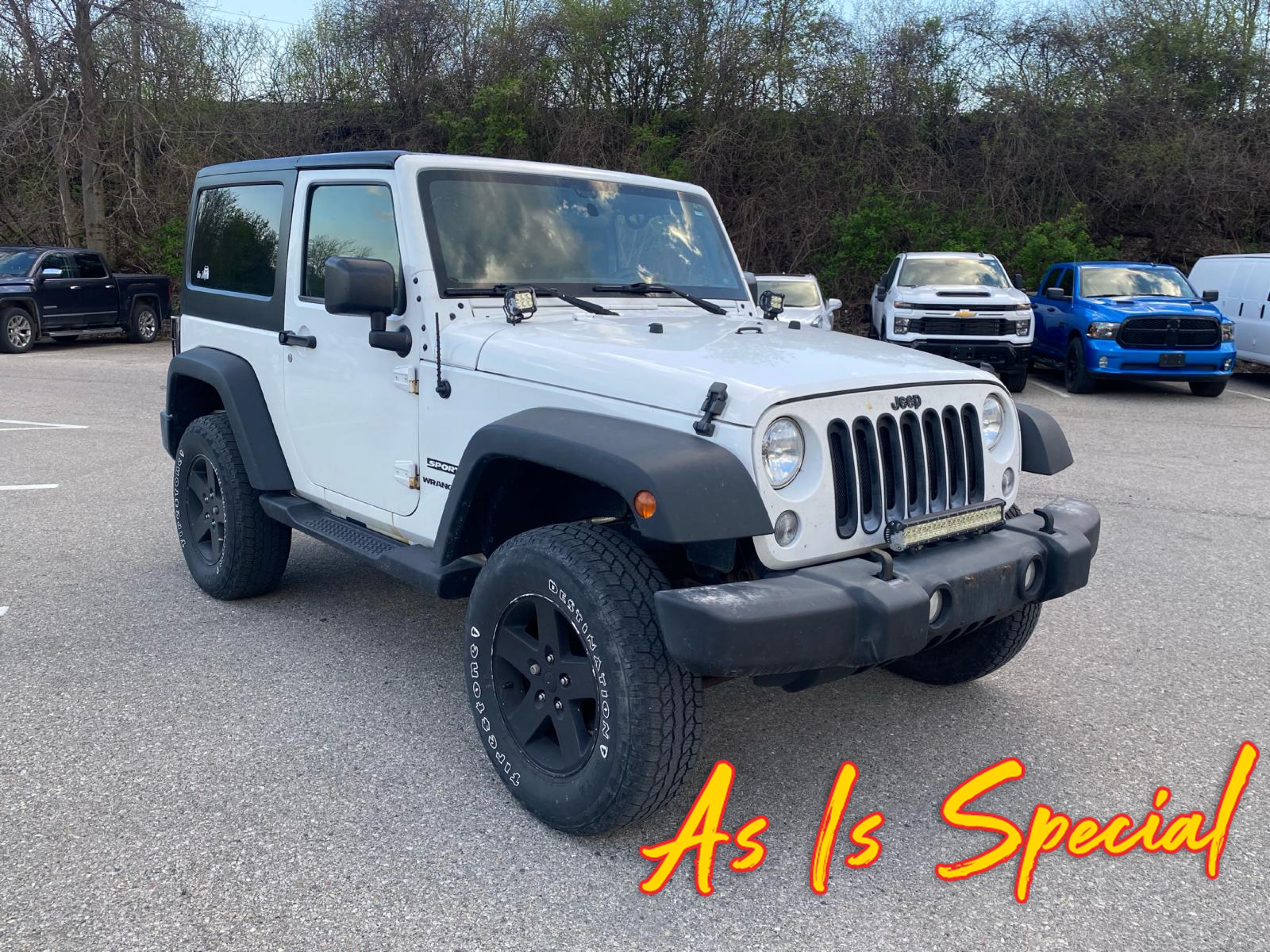 used 2015 Jeep Wrangler car, priced at $9,900