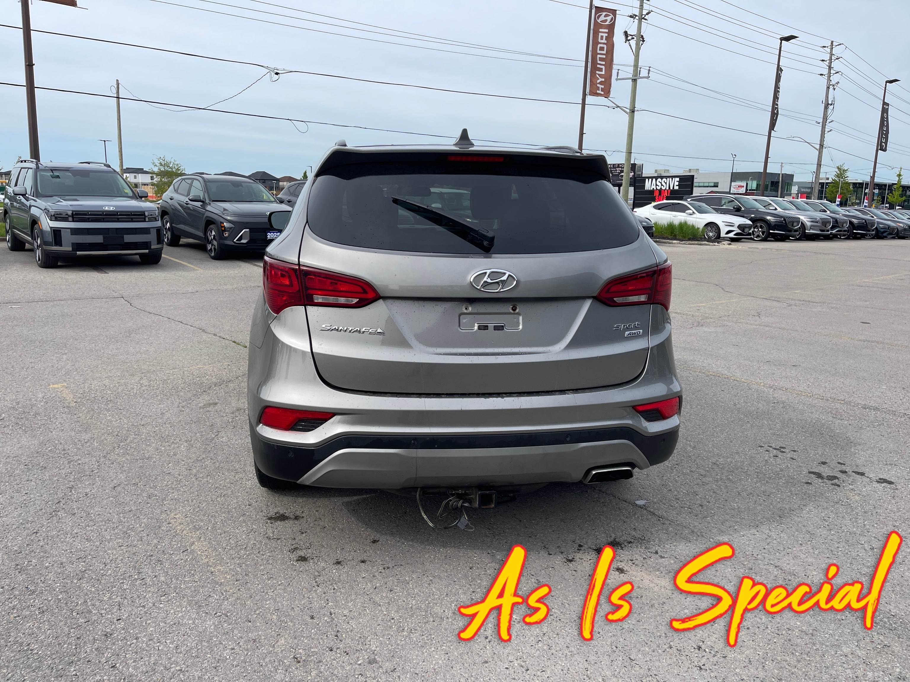 used 2017 Hyundai Santa Fe Sport car, priced at $10,197