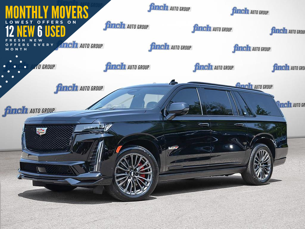 used 2023 Cadillac Escalade ESV car, priced at $183,900