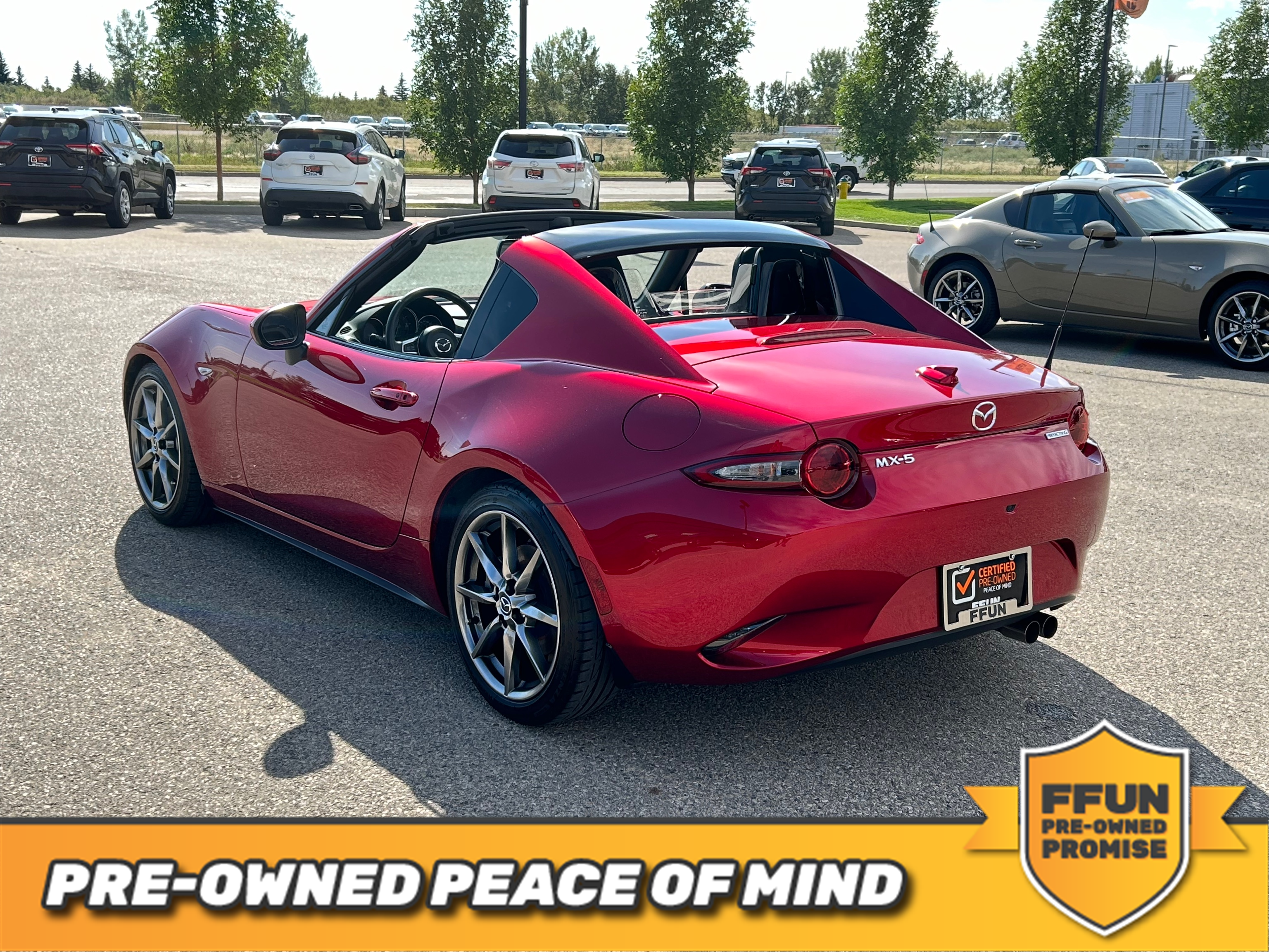 used 2021 Mazda MX-5 RF car, priced at $34,979