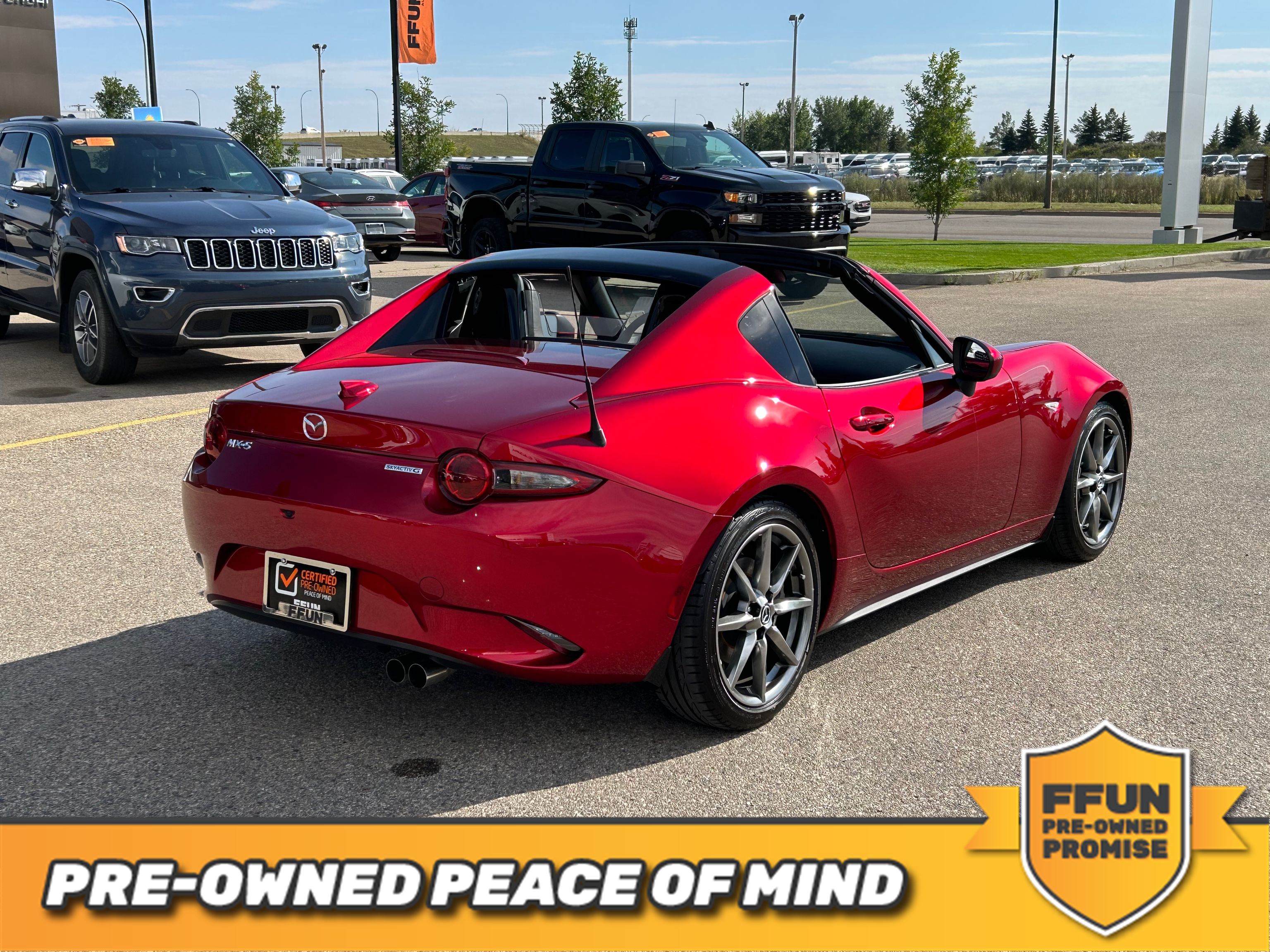 used 2021 Mazda MX-5 RF car, priced at $34,979