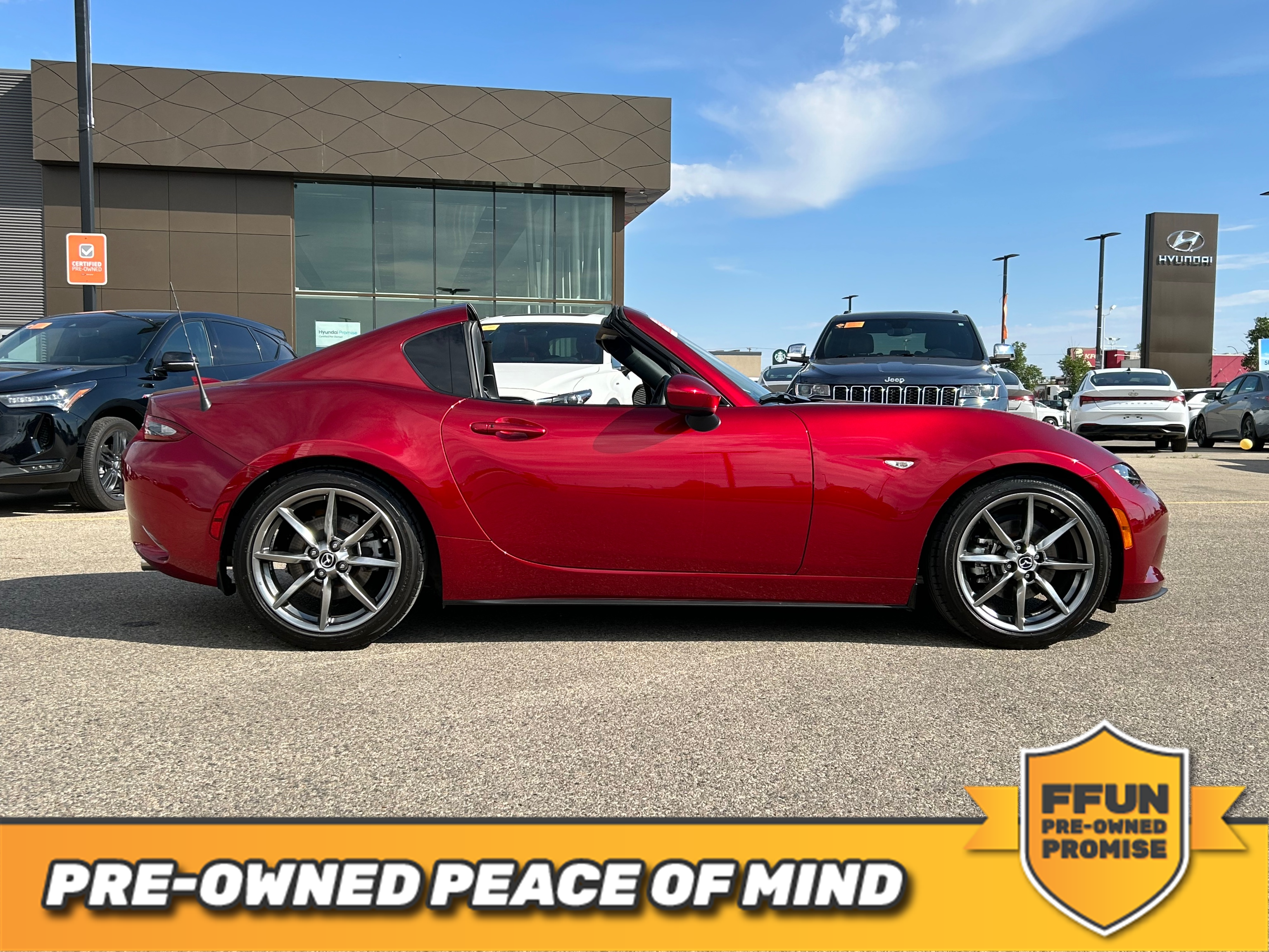 used 2021 Mazda MX-5 RF car, priced at $34,979