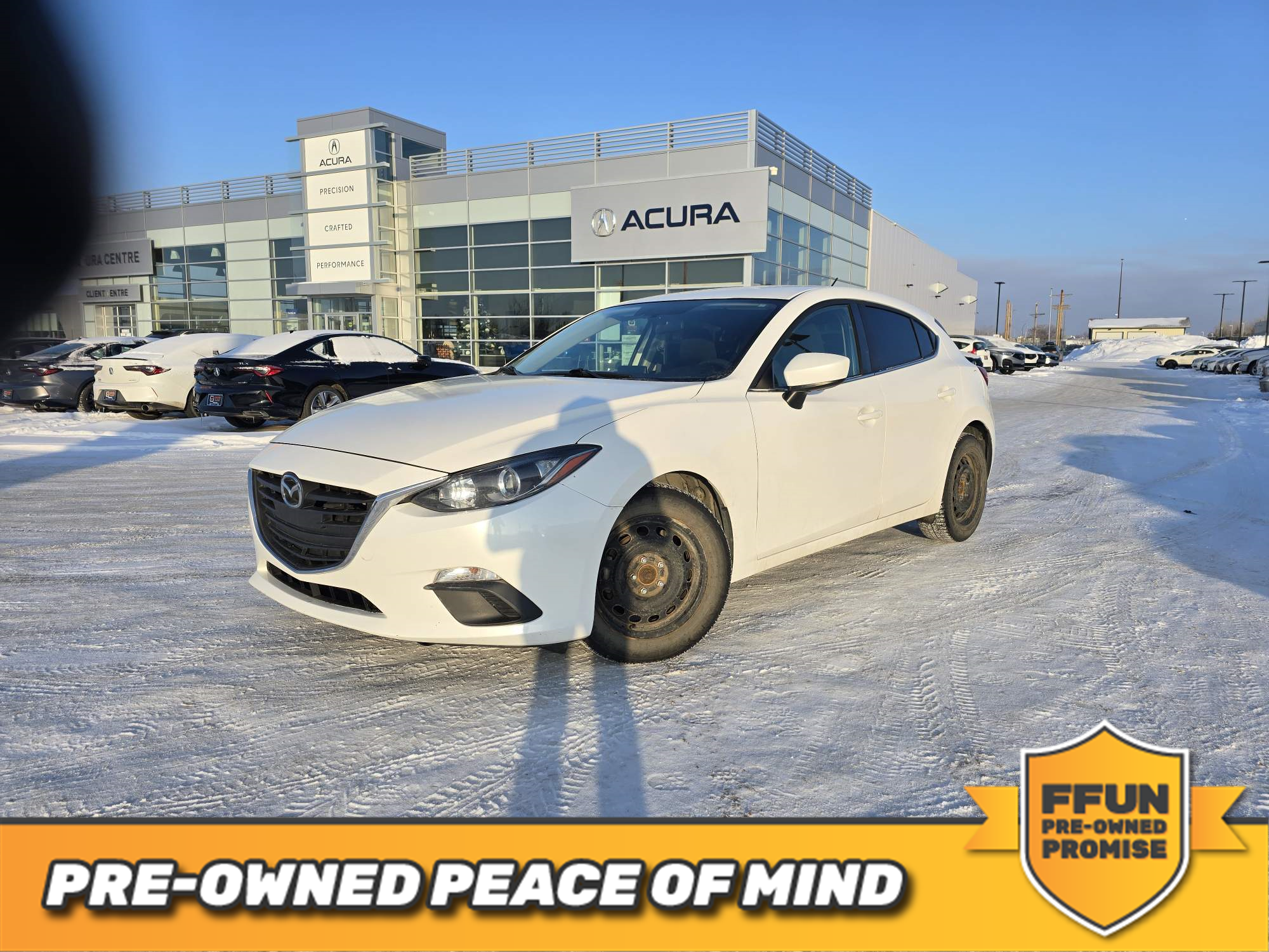 used 2015 Mazda 3 car, priced at $12,488