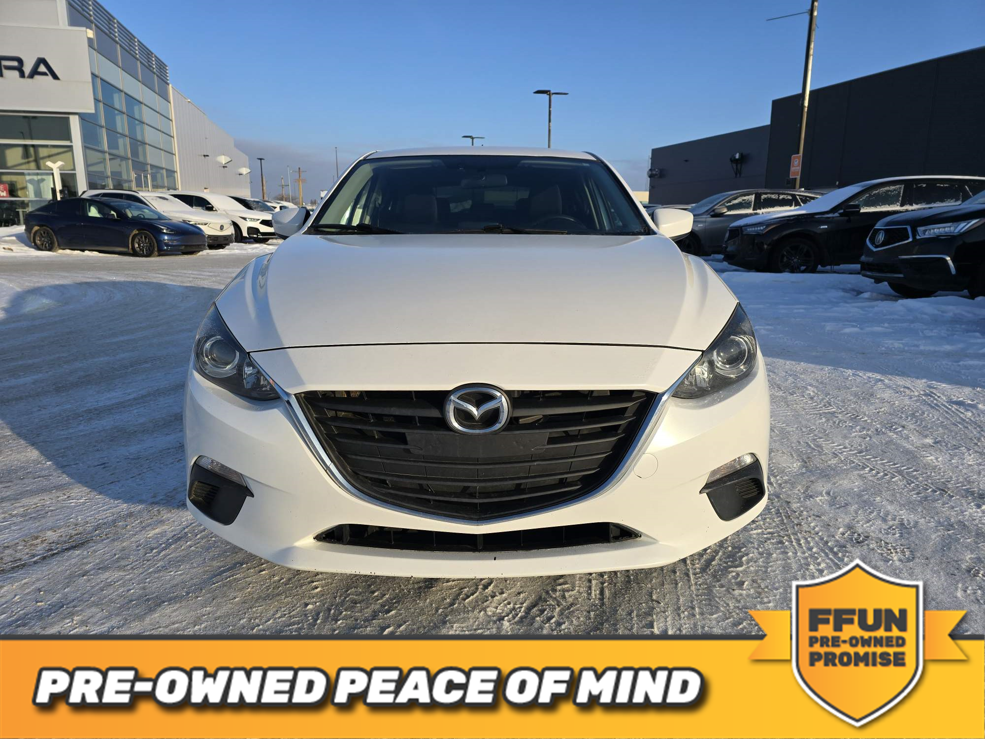 used 2015 Mazda 3 car, priced at $12,388