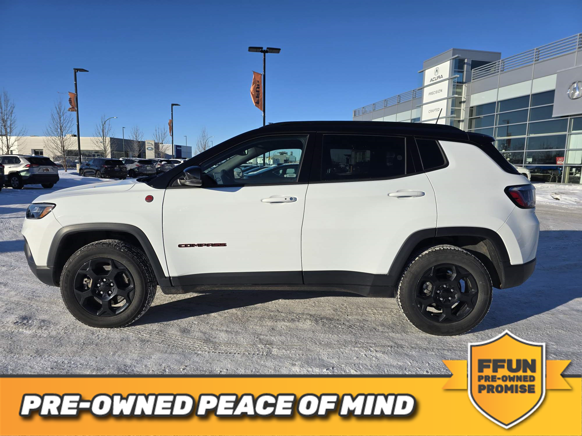 used 2023 Jeep Compass car, priced at $35,876