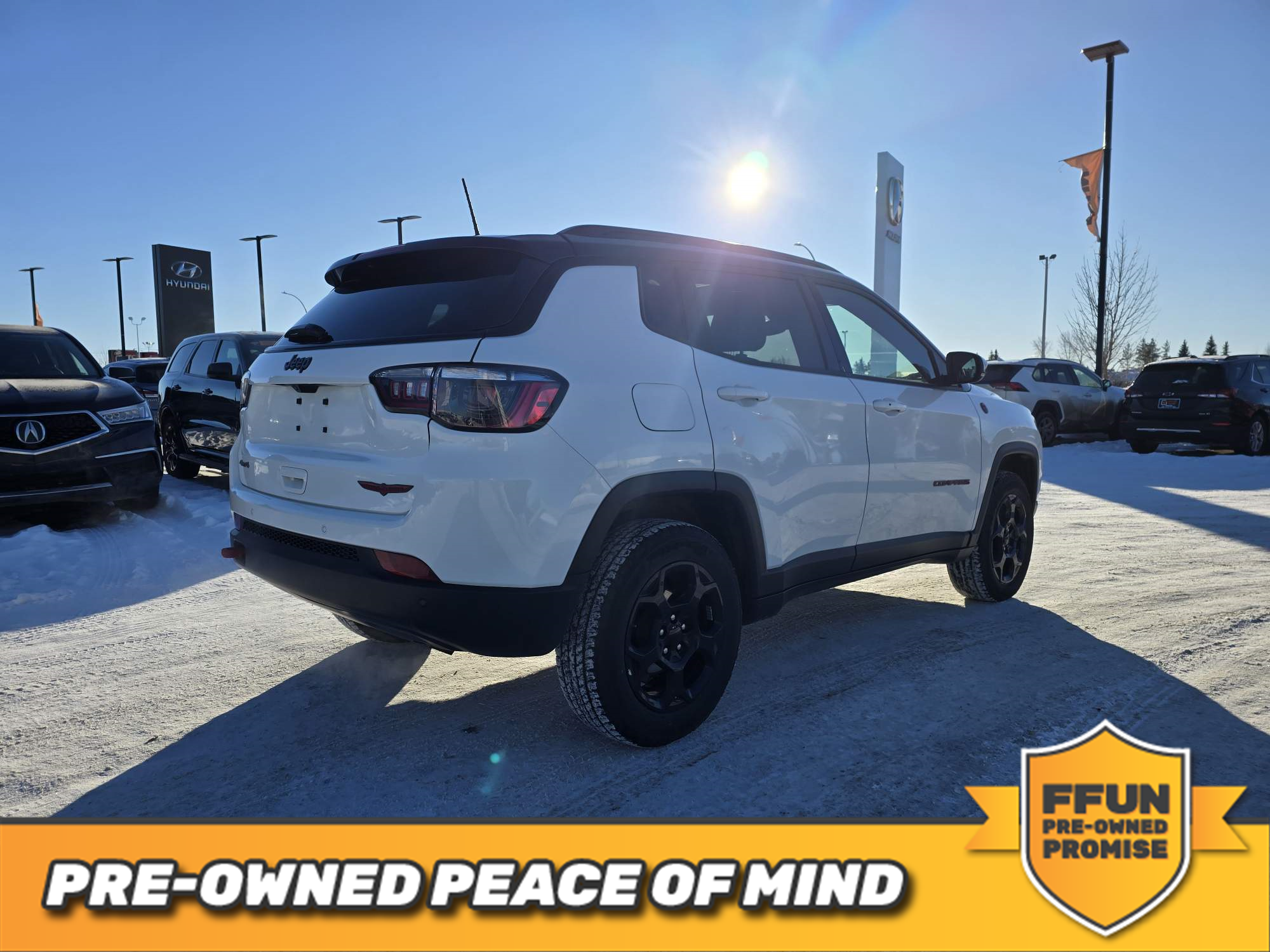 used 2023 Jeep Compass car, priced at $35,876