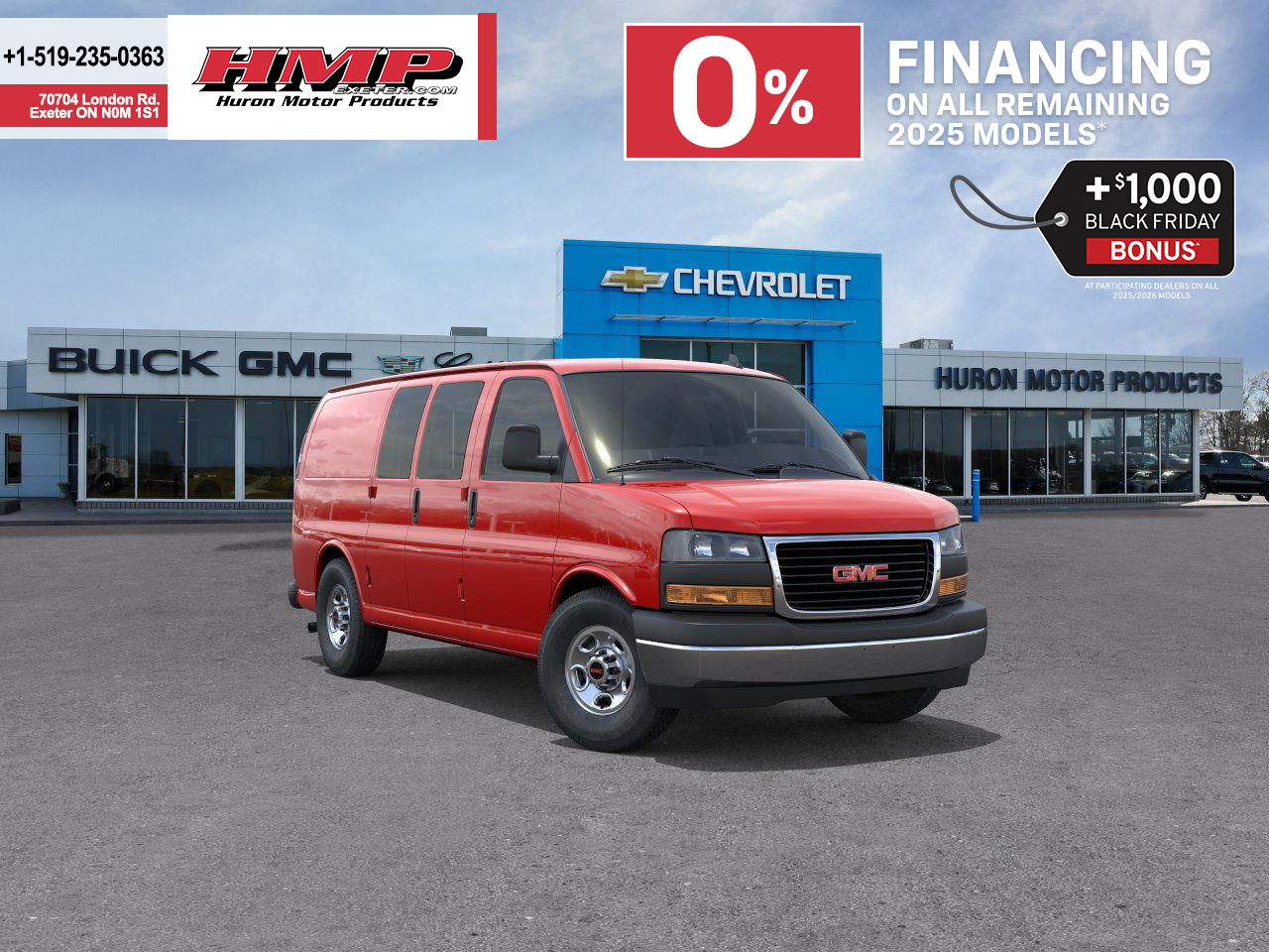 new 2025 GMC Savana 2500 car, priced at $58,843
