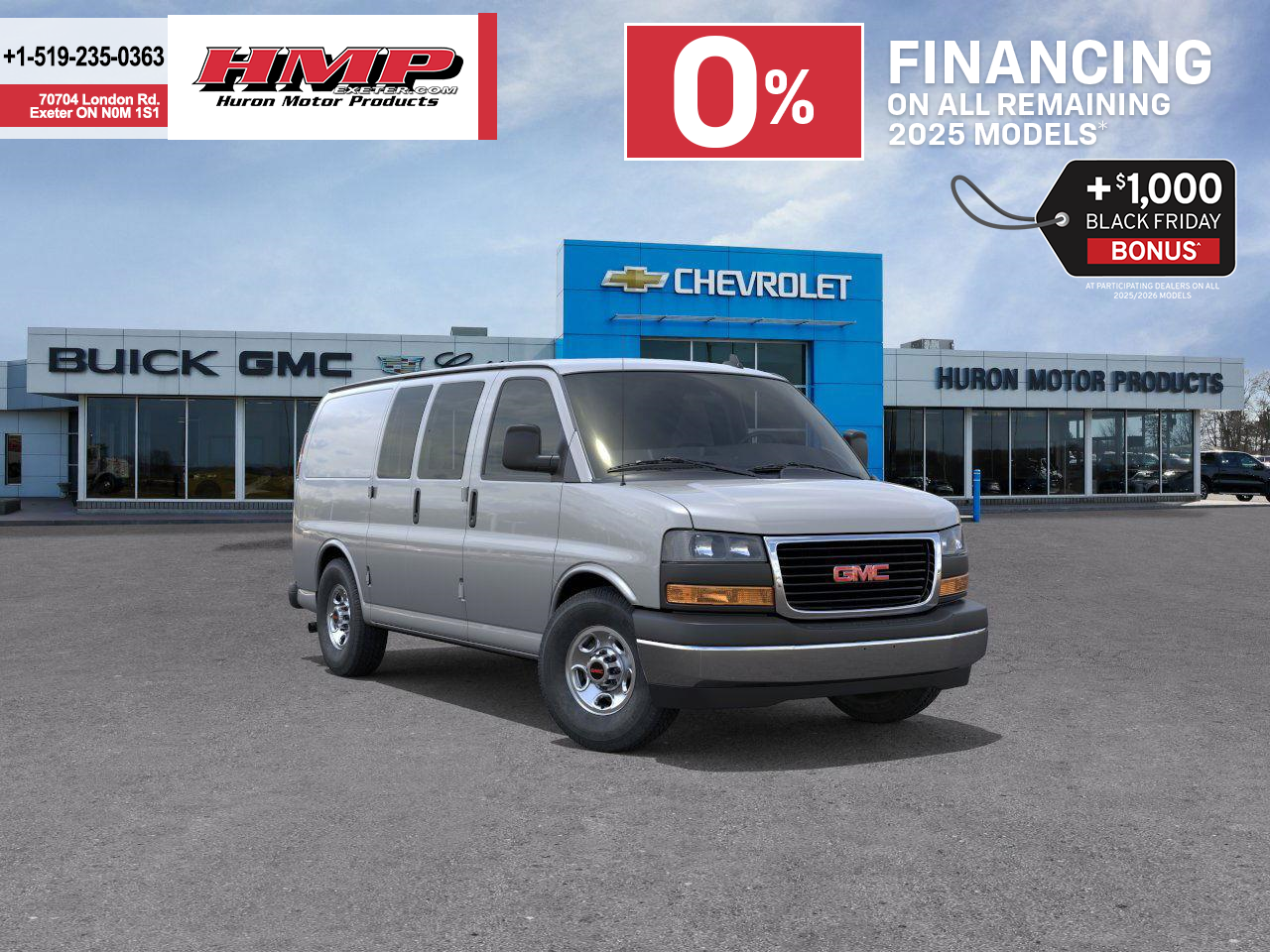 new 2025 GMC Savana 2500 car, priced at $58,843