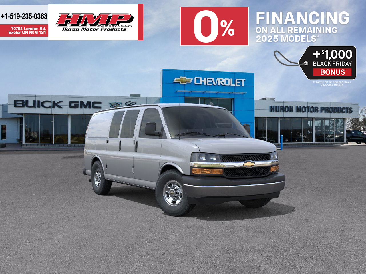 new 2025 Chevrolet Express 2500 car, priced at $58,843