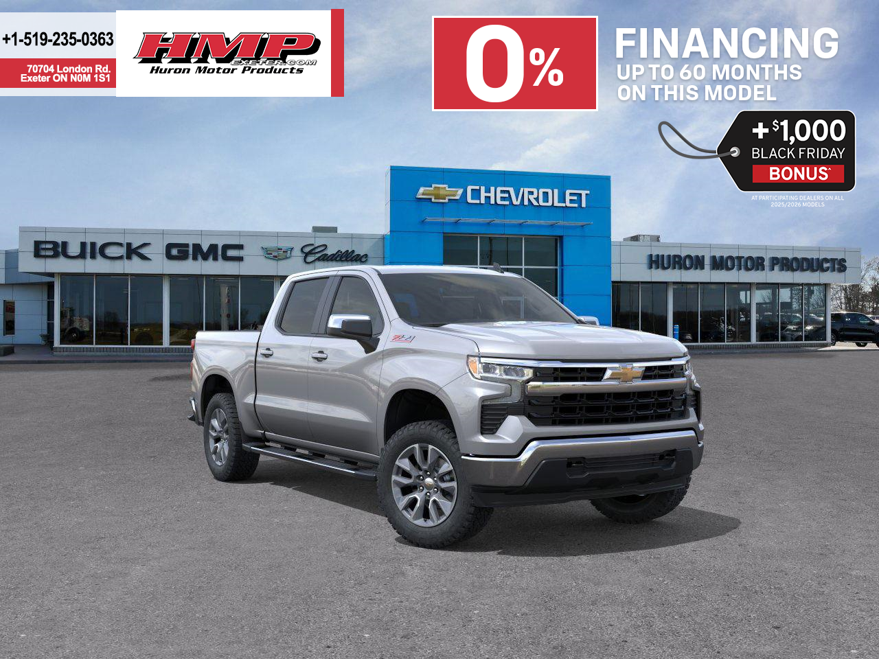 new 2026 Chevrolet Silverado 1500 car, priced at $71,543