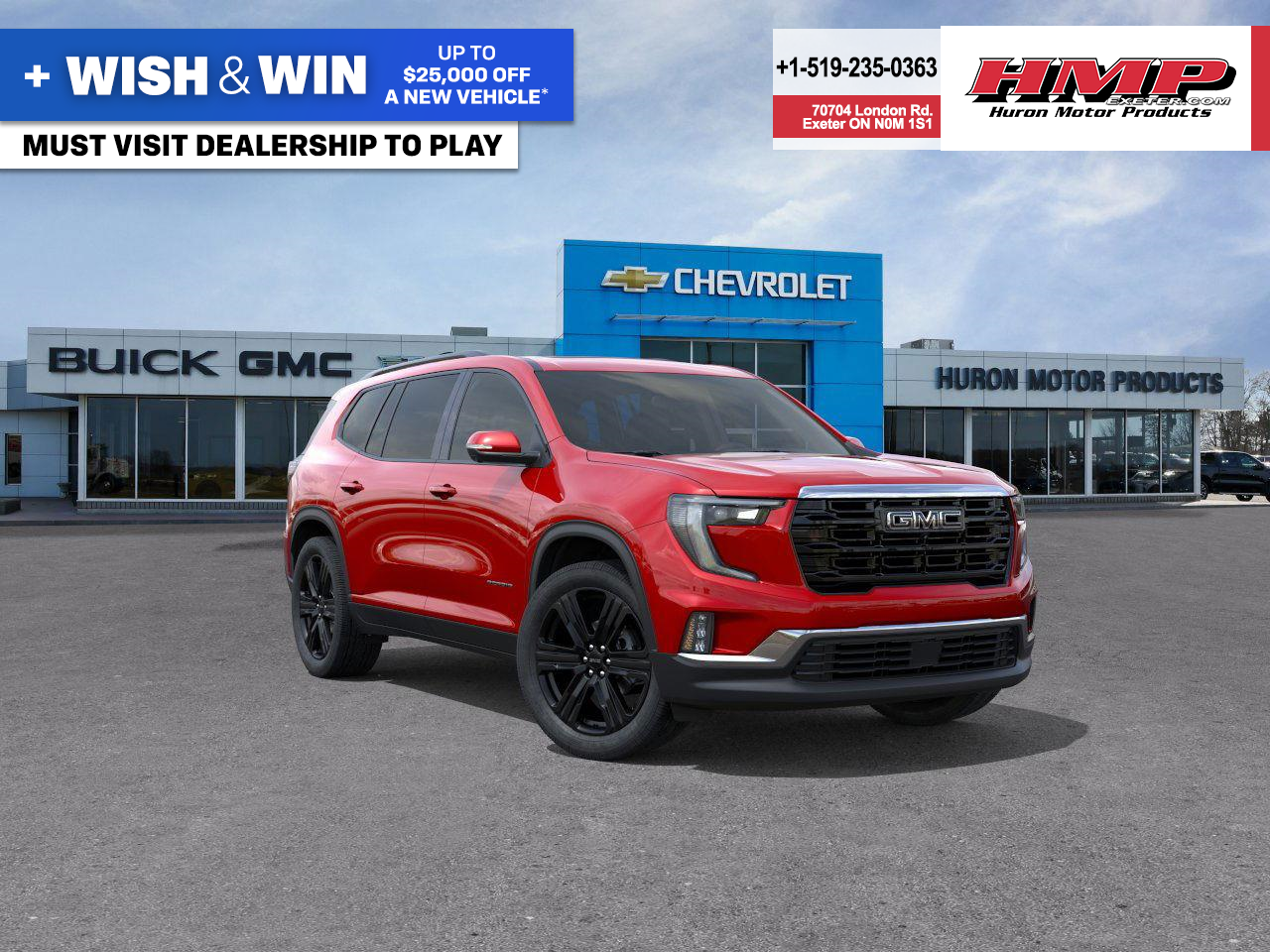 new 2026 GMC Acadia car, priced at $69,777